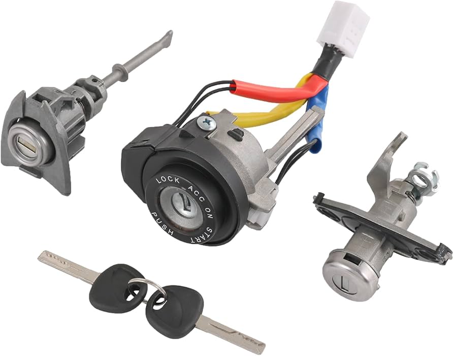 2009-2014 Hyundai Sonata Lock Ignition Switch Cylinder Set / PN: 81970-3SA00 / AFTERMARKET