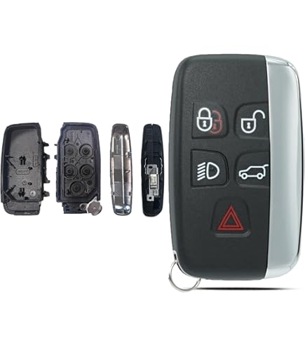 2011-2020 Jaguar / Land Rover Smart Key Shell Case w/ Hatch 5 Buttons