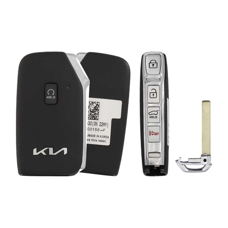2019-2022 Kia Telluride  5-Button Smart Key  PN: 95440-S9330  TQ8-FOB-4F34 - front, back, side buttons and emergency key
