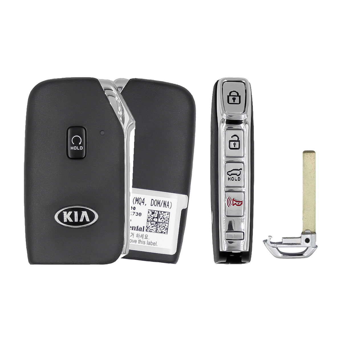 2021-2023 Kia Sorento  5-Button Smart Key  PN: 95440-P2000  P2010  SY5MQ4FGE05 - front, back, side buttons and emergency key