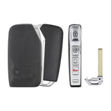 2022-2023 Kia EV6 Smart Key 4-Button Remote Start  PN: 95440-CV020  CQOFN01050 - front, back, side buttons and emergency key