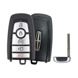 2017-2023 Ford  5-Button Smart Key  PN: 5929500  PEPS  M3N-A2C931426  902 MHz - front, back, side buttons and emergency key