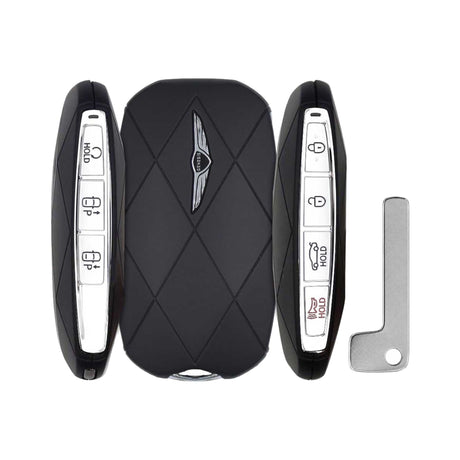 2022-2026 Genesis G90  7-Button Smart Key  PN: 95440-T4100  TQ8-FOB-4F53U - front, back, side buttons and emergency key