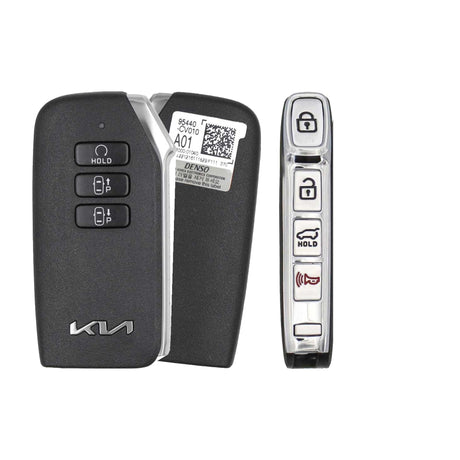 2022-2024 Kia EV6  7-Button Smart Key  PN: 95440-CV010  CQOFD01340 - Brand New, side buttons shown