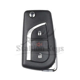 2019-2025 Toyota RAV4 / 3-Button Remote Flip Key / PN: 89070-0R300 / GQ4-73T / H CHIP / AFTERMARKET