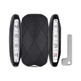 2023-2025 Genesis GV60  8-Button Smart Key  PN: 95440-CU100  TQ8-FOB-4F53U - front, back, side buttons and emergency key
