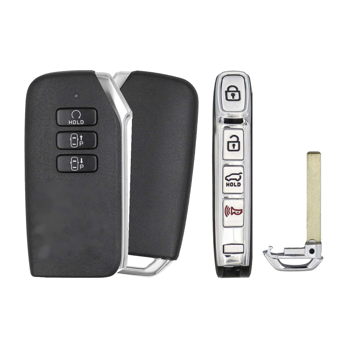 2022-2026 Kia Niro  7-Button Smart Key  PN: 95440-AT010  FD01340 - front, back, side buttons and emergency key