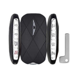 2023-2025 Genesis GV60  8-Button Smart Key  PN: 95440-CU300  TQ8-FOB-4F53M - front, back, side buttons and emergency key