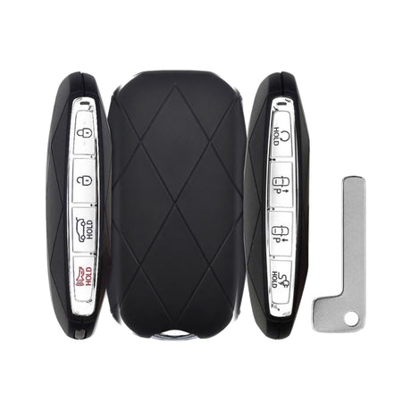 2023-2025 Genesis GV60  8-Button Smart Key  PN: 95440-CU300  TQ8-FOB-4F53M - front, back, side buttons and emergency key