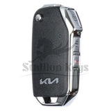2021-2023 Kia Seltos / 3-Button Flip Key / PN: 95430-Q5500 / 95430-Q5510 / NYOSYEK4TX1907 / OEM