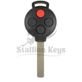 2008-2015 Smart Fortwo / 4-Button Remote Head / KR55WK45144 / AFTERMARKET
