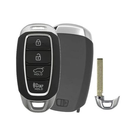 2017-2021 Hyundai Veloster  4-Button Smart Key  PN: 95440-J3000  SY5IGFGE04 - Recase, no-logo shell with emergency key