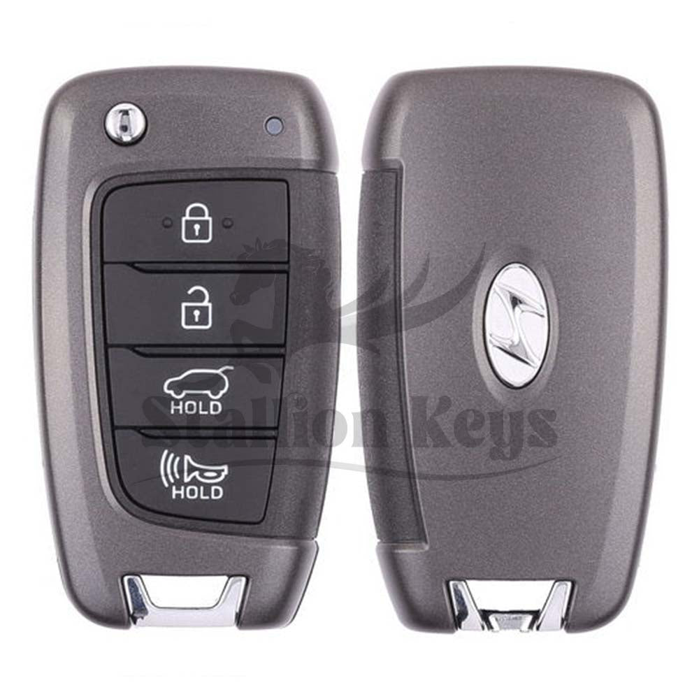 2019-2020 Hyundai Santa Fe / 4-Button Flip Key / PN: 95430-S1000 / TQ8-RKE-4F39 / OEM