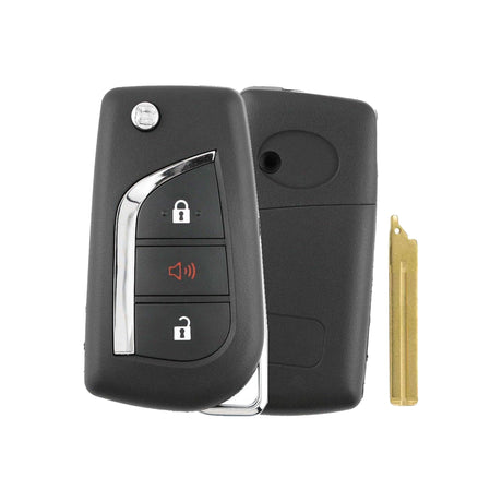 2019-2025 Toyota RAV4  3-Button Remote Key  PN: 89070-0R300  GQ4-73T - front, back, side buttons and emergency key