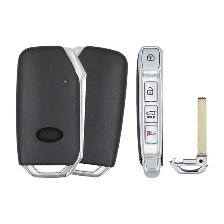 2018-2021 Kia Soul 4-Button Smart Key  PN: 95440-K0010  95440-K0000  SY5SKFGE04 - front, back, side buttons and emergency key