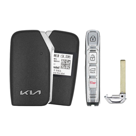 2018-2021 Kia Soul 4-Button Smart Key  PN: 95440-K0010  95440-K0000  SY5SKFGE04 - front, back, side buttons and emergency key