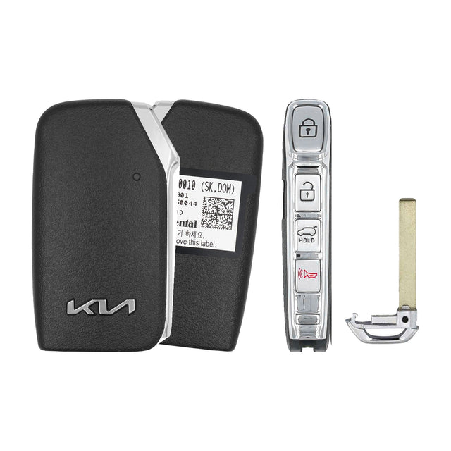 2018-2021 Kia Soul 4-Button Smart Key  PN: 95440-K0010  95440-K0000  SY5SKFGE04 - front, back, side buttons and emergency key