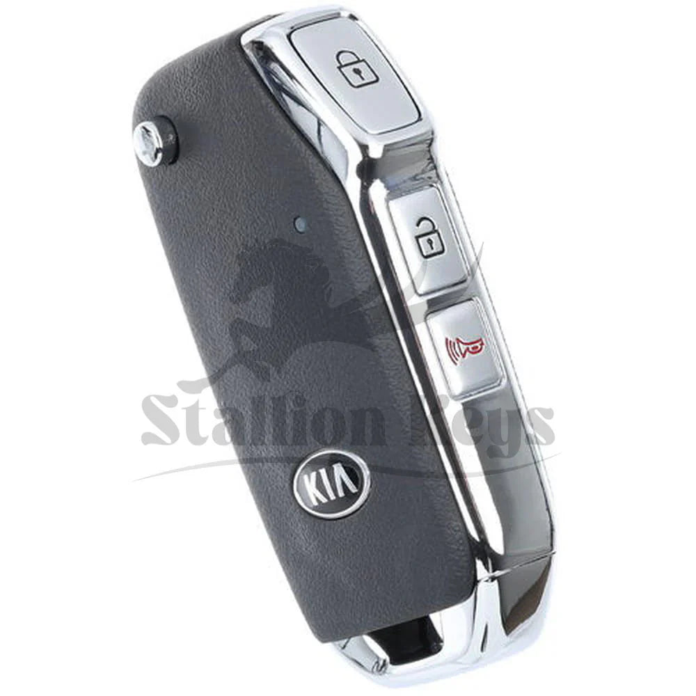 2021-2023 Kia Seltos / 3-Button Flip Key / PN: 95430-Q5400 / 95430-Q5410 / NYOSYEC4TX1907 / OEM