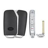 2019-2022 Kia Niro  4-Button Smart Key  PN: 95440-G5010  TQ8-FOB-4F24 (DE PE) - front, back, side buttons and emergency key