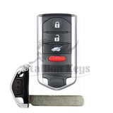 2010-2013 Acura ZDX / 4 Button Smart Key / PN: 72147-SZN-A71 / FCC: M3N5WY8145 / AFTERMARKET