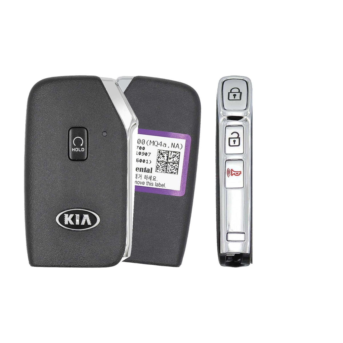 2021-2023 Kia Sorento  4-Button Smart Key  PN: 95440-R5000  SY5MQ4AFGE04 - Brand New, side buttons shown