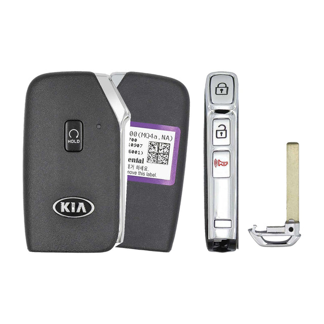 2021-2023 Kia Sorento  4-Button Smart Key  PN: 95440-R5000  SY5MQ4AFGE04 - front, back, side buttons and emergency key