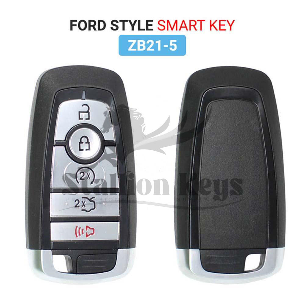 Keydiy KD Universal Smart Remote Key 4+1 Button Ford Type ZB21-5