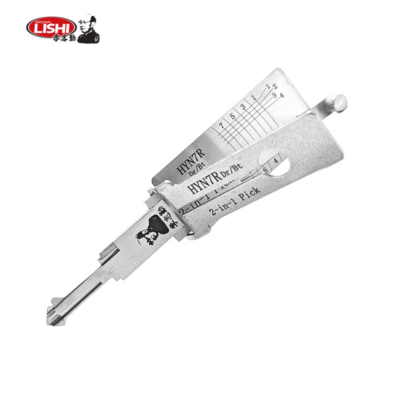 ORIGINAL LISHI - HYN7R HY12 Hyundai Kia / 2-in-1 Pick & Decoder / Single Lifter / AG