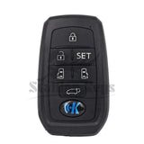 Keydiy - TB01-6 Toyota Lexus Universal Smart Remote Key 6 Buttons With 8A Transponder
