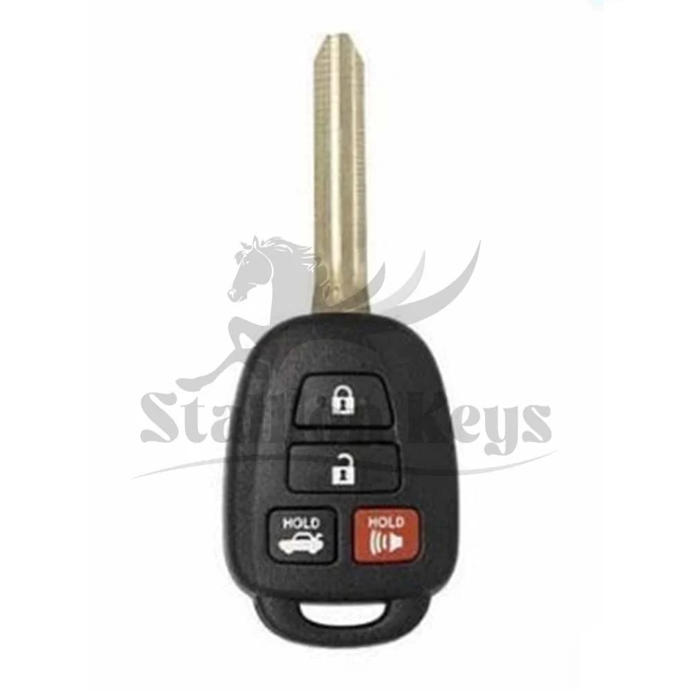 2016-2020 Scion FR-S / Toyota 86 / 4-Button Remote Head Key / PN: SU003-05282 / HYQ12BEL / SCION G Chip / AFTERMARKET