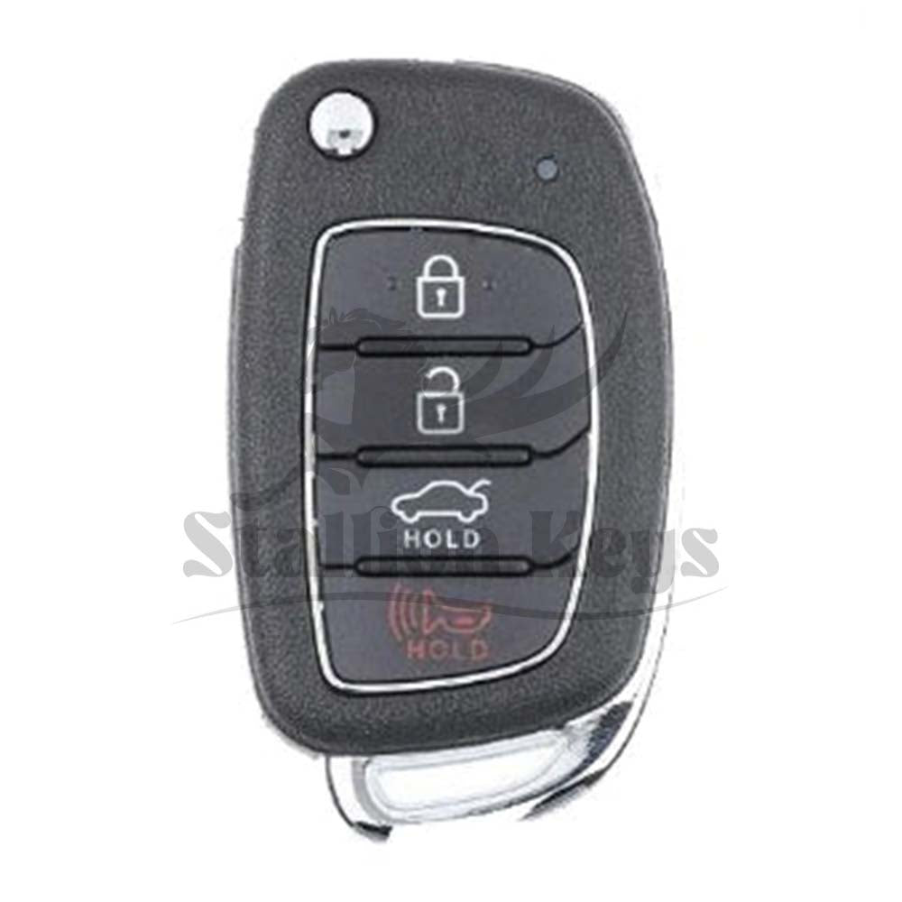 2017-2020 Hyundai Sonata / 4-Button Remote Flip Key / PN: 95430-C1210 / TQ8-RKE-4F25 / LF 4BT / AFTERMARKET