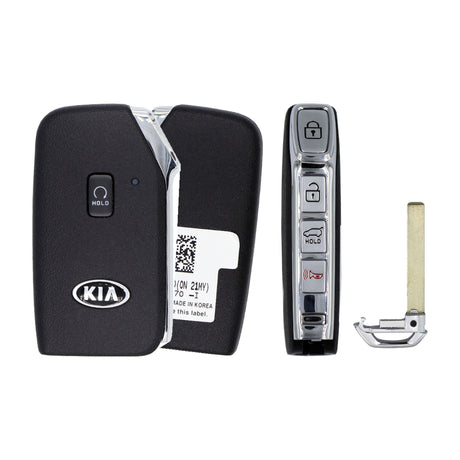 2020-2021 Kia Telluride  5-Button Smart Key  PN: 95440-S9200  TQ8-FOB-4F34 - front, back, side buttons and emergency key