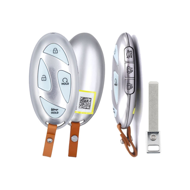 2022-2025 Hyundai Ioniq 6  7-Button Smart Key  PN: 95440-KL200  NYOMBEC7FOB2208 - front, back, side buttons and emergency key