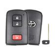 2021-2023 Toyota 4Runner  Tundra  Tacoma  3-Button Smart Key  PN: 89904-0C050  HYQ14FBB  Board 0010 - front, back and emergency key