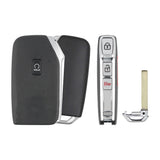 2022-2026 Kia Seltos  4-Button Smart Key  PN: 95440-Q5710  NYOSYEC5FOB1907 - front, back, side buttons and emergency key
