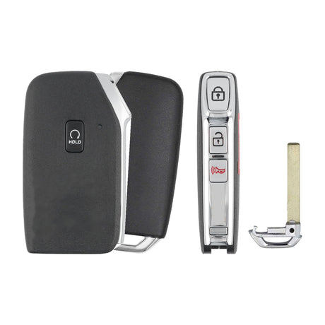 2022-2026 Kia Seltos  4-Button Smart Key  PN: 95440-Q5710  NYOSYEC5FOB1907 - front, back, side buttons and emergency key