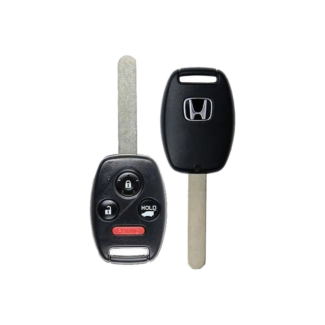 2012-2015 Honda Pilot 4-Button Remote Head Key w/ Glass Hatch  PN: 35118-SZA-A41  KR55WK49308 - front and back