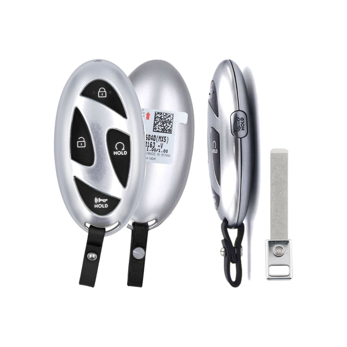 2023-2026 Hyundai Santa Fe  5-Button Smart Key  PN: 95440-P6040  TQ8-FOB-4F61M43 - front, back, side buttons and emergency key