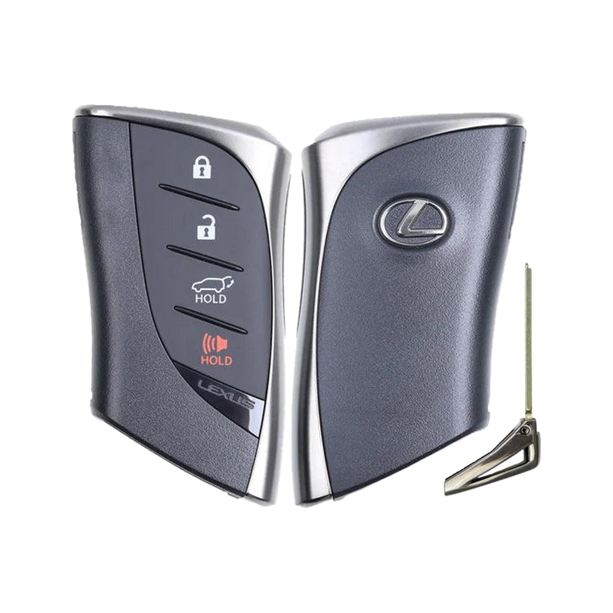 2022-2026 Lexus RX 350  RX 500H  UX  TX  4-Button Smart Key  PN: 8990H-0E620  HYQ14FLC Locked - front, back and emergency key