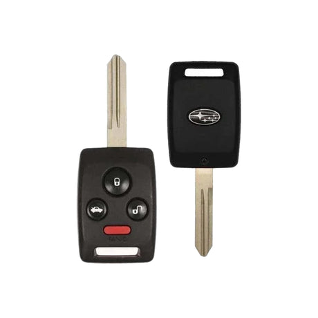 2006-2009 Subaru Tribeca  Legacy  4-Button Remote Head Key  PN: 57497-AG35A  CWTWBU745 - front and back