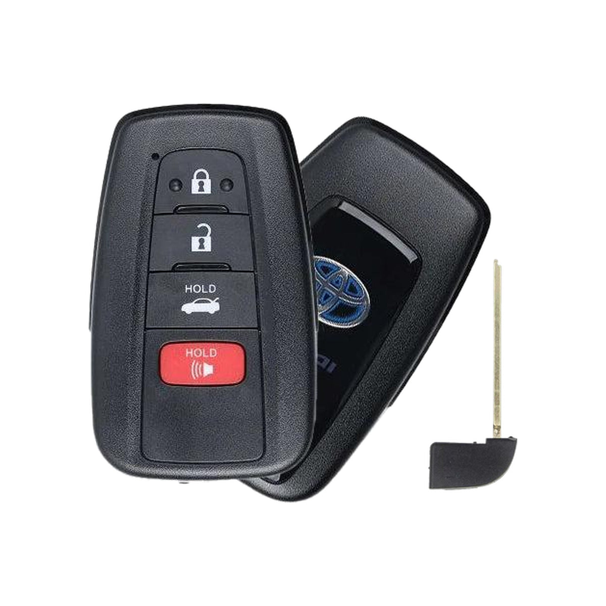 2021-2023 Toyota Mirai  4-Button Smart Key  PN: 8990H-62030  HYQ14FLA - front, back and emergency key