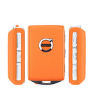 2016-2026 Volvo  4-Button Smart Key  PN: 31652604  YGOHUF8423  433 MHz - Brand New, side buttons shown