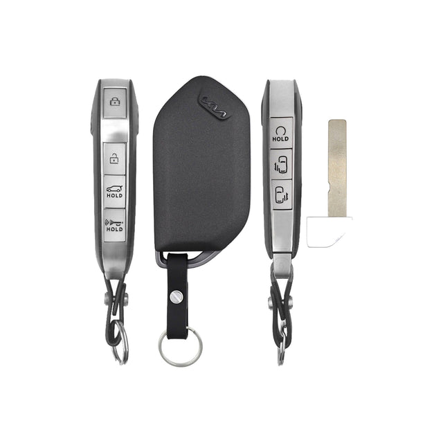 2024-2025 Kia Carnival  7-Button Smart Key  PN: 95440-R0810  TQ8-FOB-4F81M44 - front, back, side buttons and emergency key