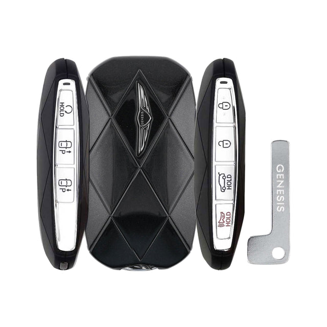 2024-2026 Genesis GV80  7-Button Smart Key  PN: 95440-T6AA0  TQ8-FOB-4F75U44 - both button edges, back and emergency key