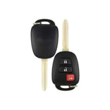 2013-2021 Toyota Highlander  RAV4  3-Button Remote Head Key  PN: 89070-0C050  GQ4-52T  H Chip - Recase, no-logo shell