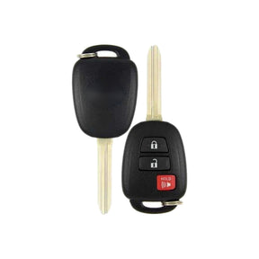2013-2021 Toyota Highlander  RAV4  3-Button Remote Head Key  PN: 89070-0C050  GQ4-52T  H Chip - Recase, no-logo shell