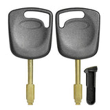 Jaguar Transponder Key Shell | FO21 | 2-Pack