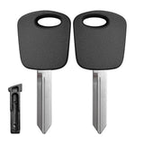 Ford | Lincoln Transponder Key Shell | H72 H74 H75 H86 | 2 Pack