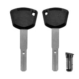 Kawasaki KM20 Motorcycle Transponder Key Shell - GTL CLK-KAW-005
