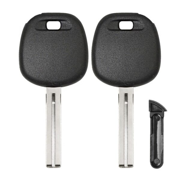 GTL - Lexus Toyota TOY48/KK10 Transponder Key Shell Short Blade (2Pack)
